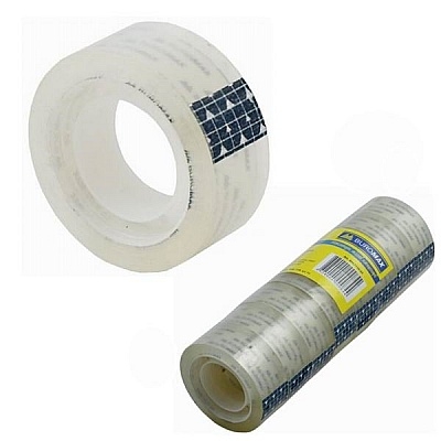 Скотч канцелярский BuroMax, 18 мм х 20 м, (прозрачный), (ВМ.7150)
