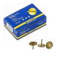 Кнопки канцелярские BuroMax (BM.5103), золотистые, уп. 100 шт.