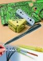 Маркер перманентный Centropen 2636, 0,6 мм, круг.након. (красный)