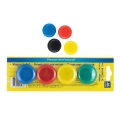 Магниты цветные круглые BuroMax, d/30 х 4 шт., (BM.0022-43)